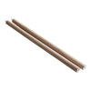 Natural wood craft dowels in a smooth, light beige finish, perfect for various DIY projects.