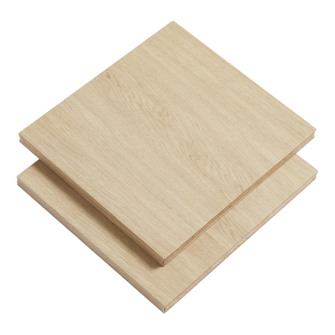 Light oak wood panels with a smooth, natural texture and minimalistic design, perfect for versatile decor.