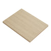 Light beige wooden board with subtle grain pattern, ideal for crafting or home decor projects.