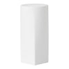 Sleek, modern white pedestals with a smooth finish, perfect for showcasing decor items. Ideal for minimalist spaces.
