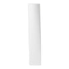 Solid white decorative roll, smooth texture, versatile for various crafting and design projects.