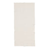 Cream and white striped fabric showcasing a subtle texture, ideal for home decor accents.