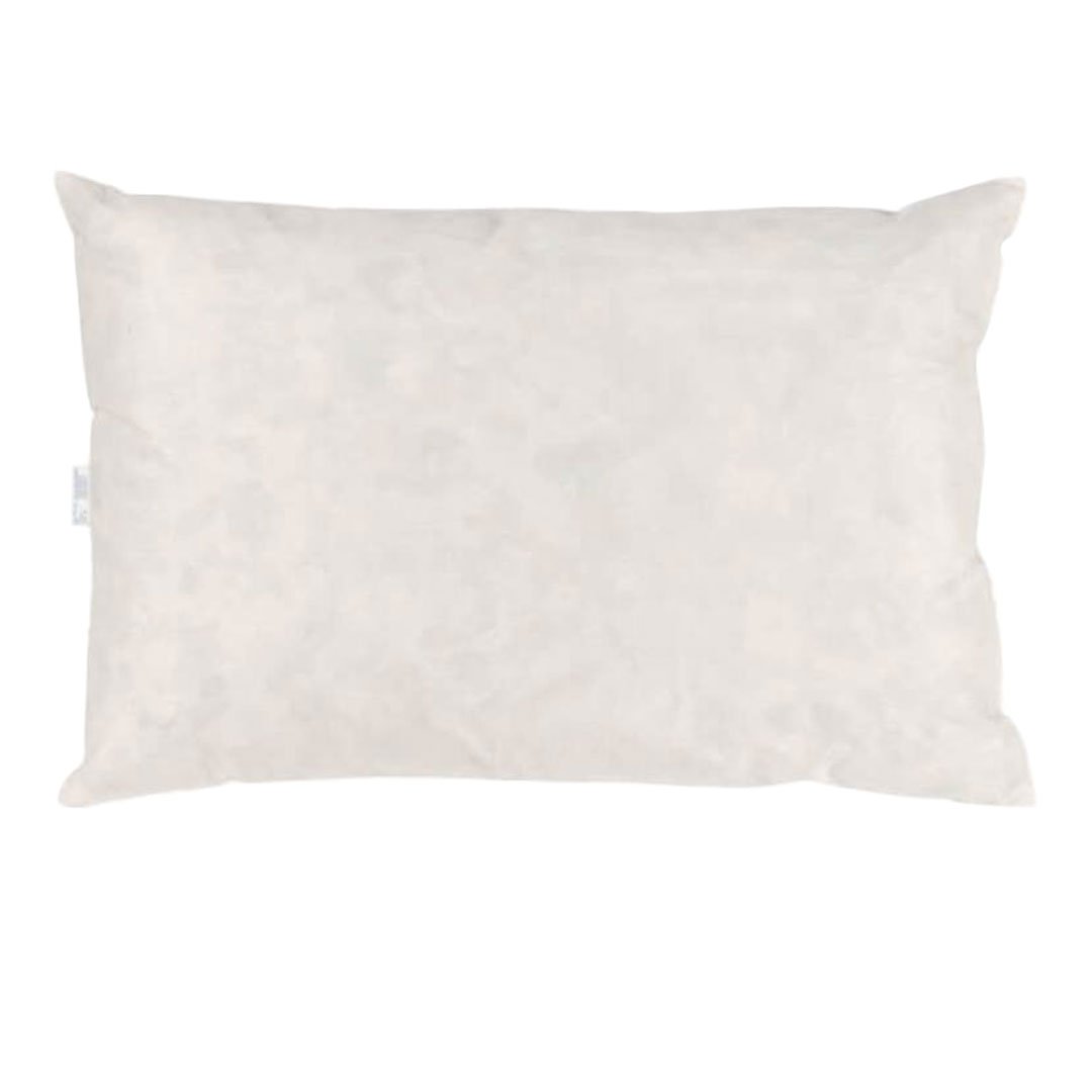 Soft cream pillow with a subtle, textured pattern for a cozy, modern touch. Perfect for any decor style.