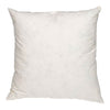 Soft white cushion with a smooth texture and no patterns, perfect for minimalist decor.