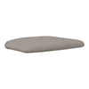 Light grey cushion with a smooth, subtle texture, perfect for modern decor.