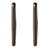 Sleek, matte black drawer handles with elongated, minimalist design. Perfect for modern decor.
