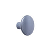 Sleek matte gray round knob with a smooth finish, perfect for modern home decor.
