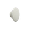 White round knob with a textured surface, perfect for modern cabinetry and furniture accents.